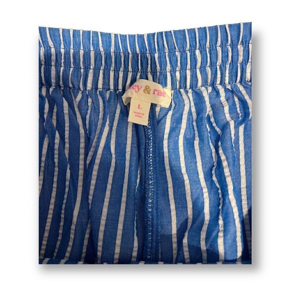 Riley & Rae Women’s Striped Lightweight Sleepwear Shorts Size Large NWT - Picture 2 of 5